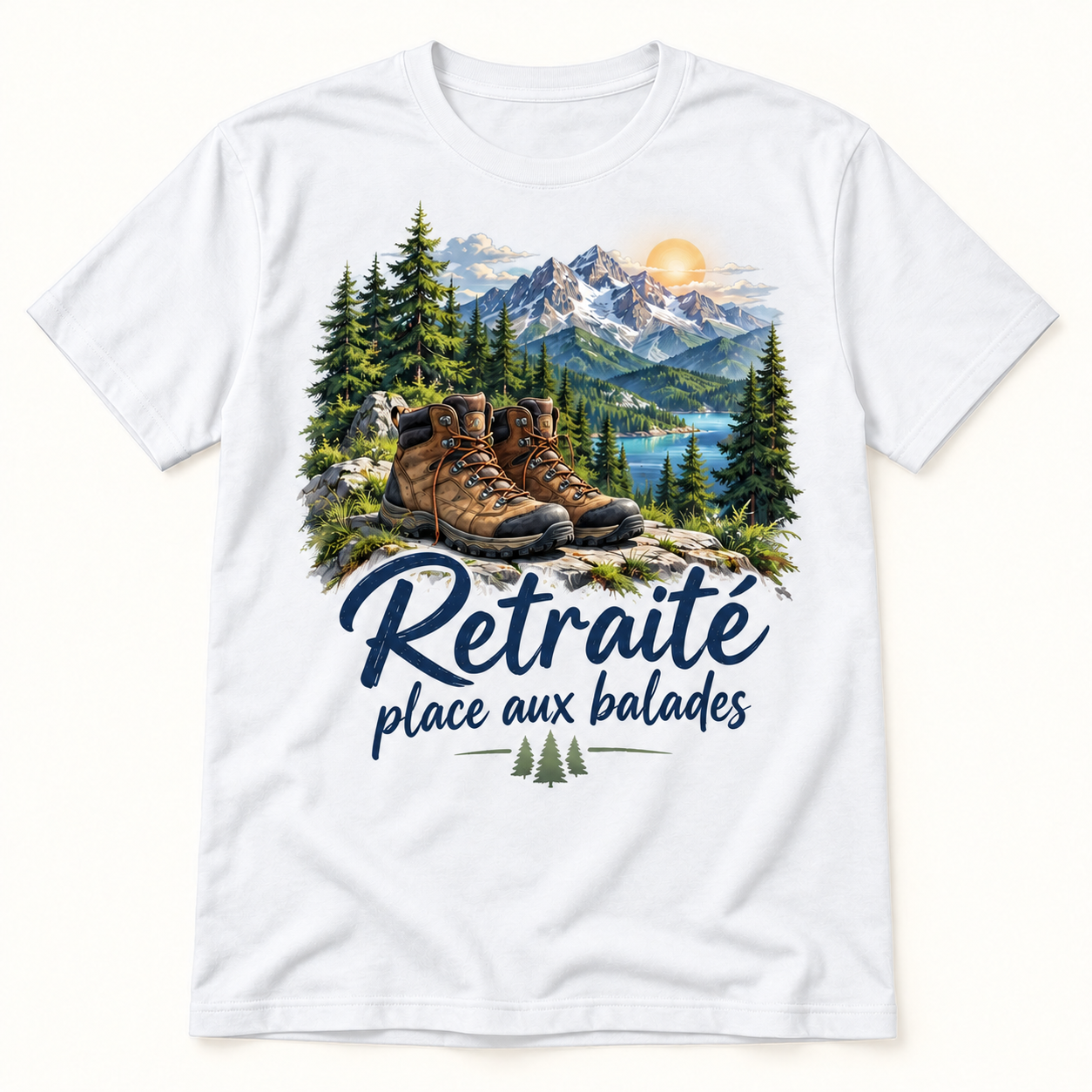 T-shirt Retraité place aux balades – Image 2