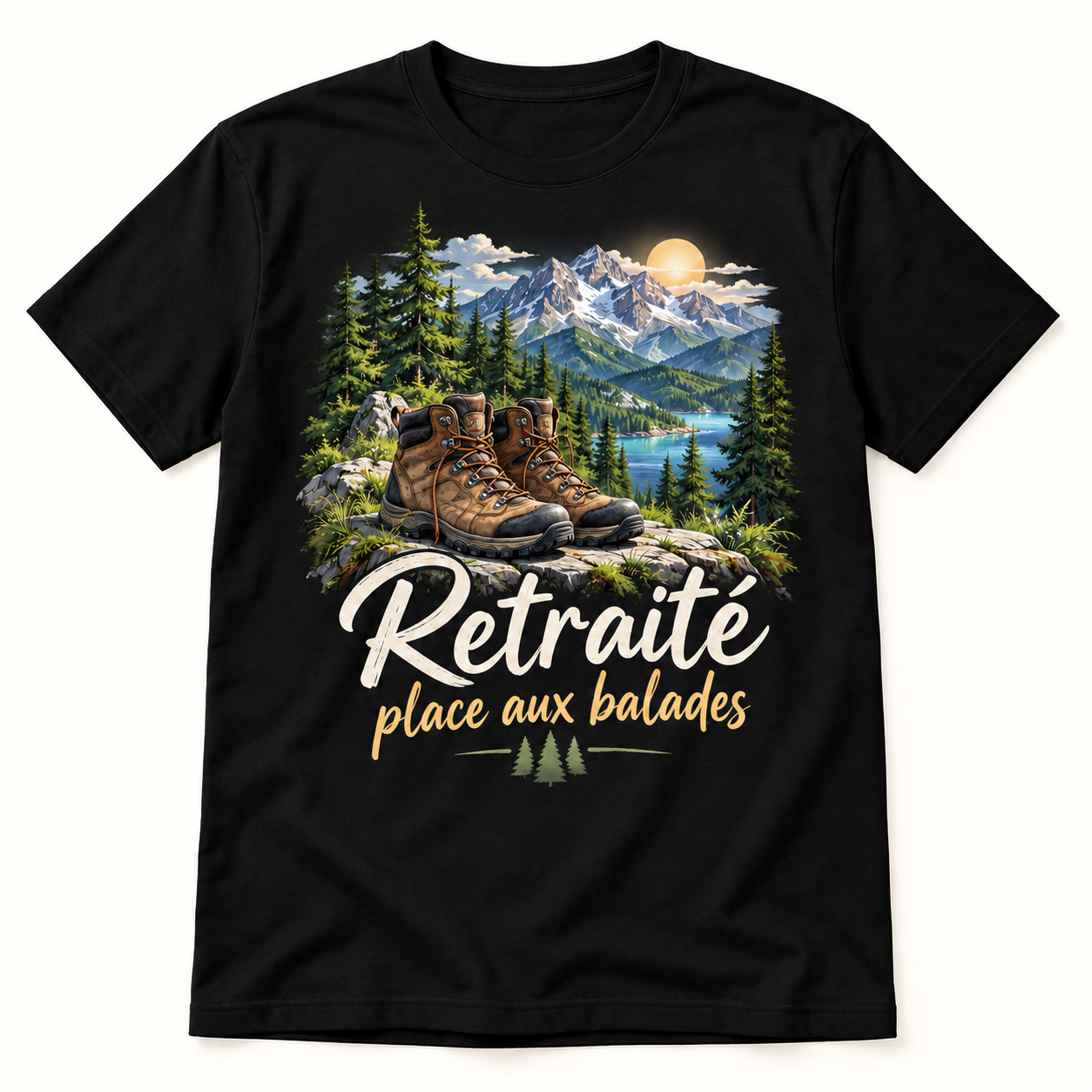 T-shirt Retraité place aux balades – Image 3