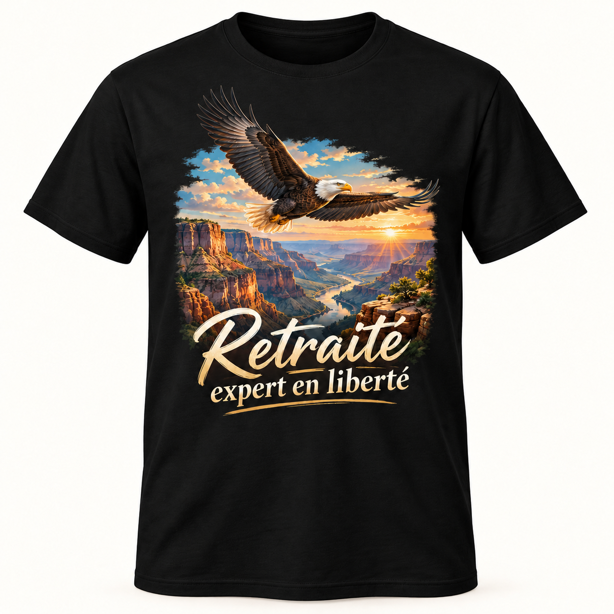 T-shirt Retraité expert en liberté – Image 3