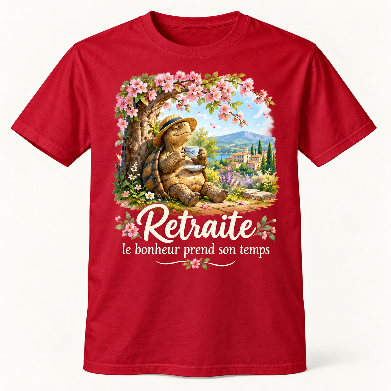 T-shirt Retraite le bonheur prend son temps – Image 3