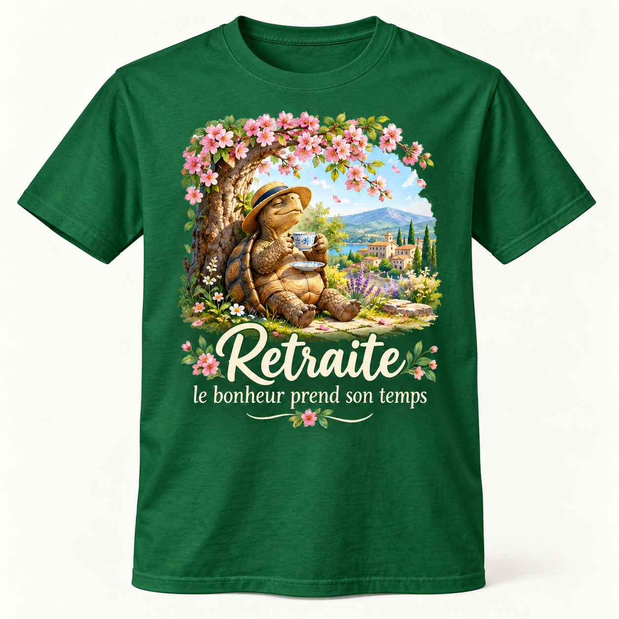 T-shirt Retraite le bonheur prend son temps – Image 4