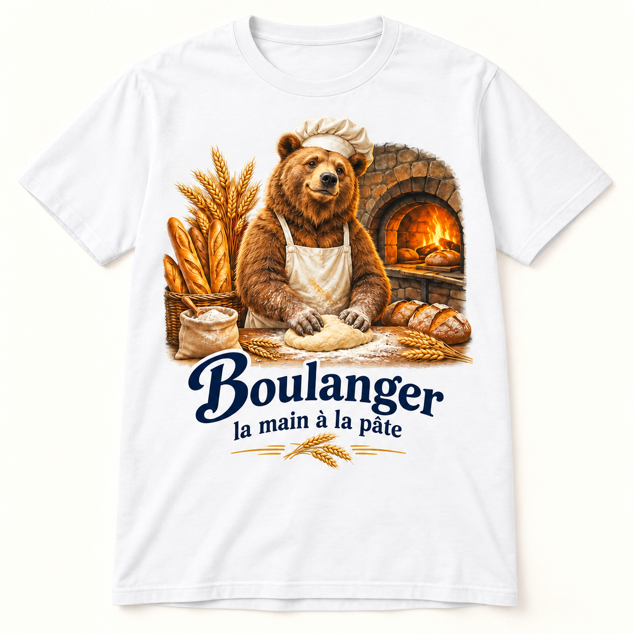 T-shirt Boulanger la main à la pâte – Image 2