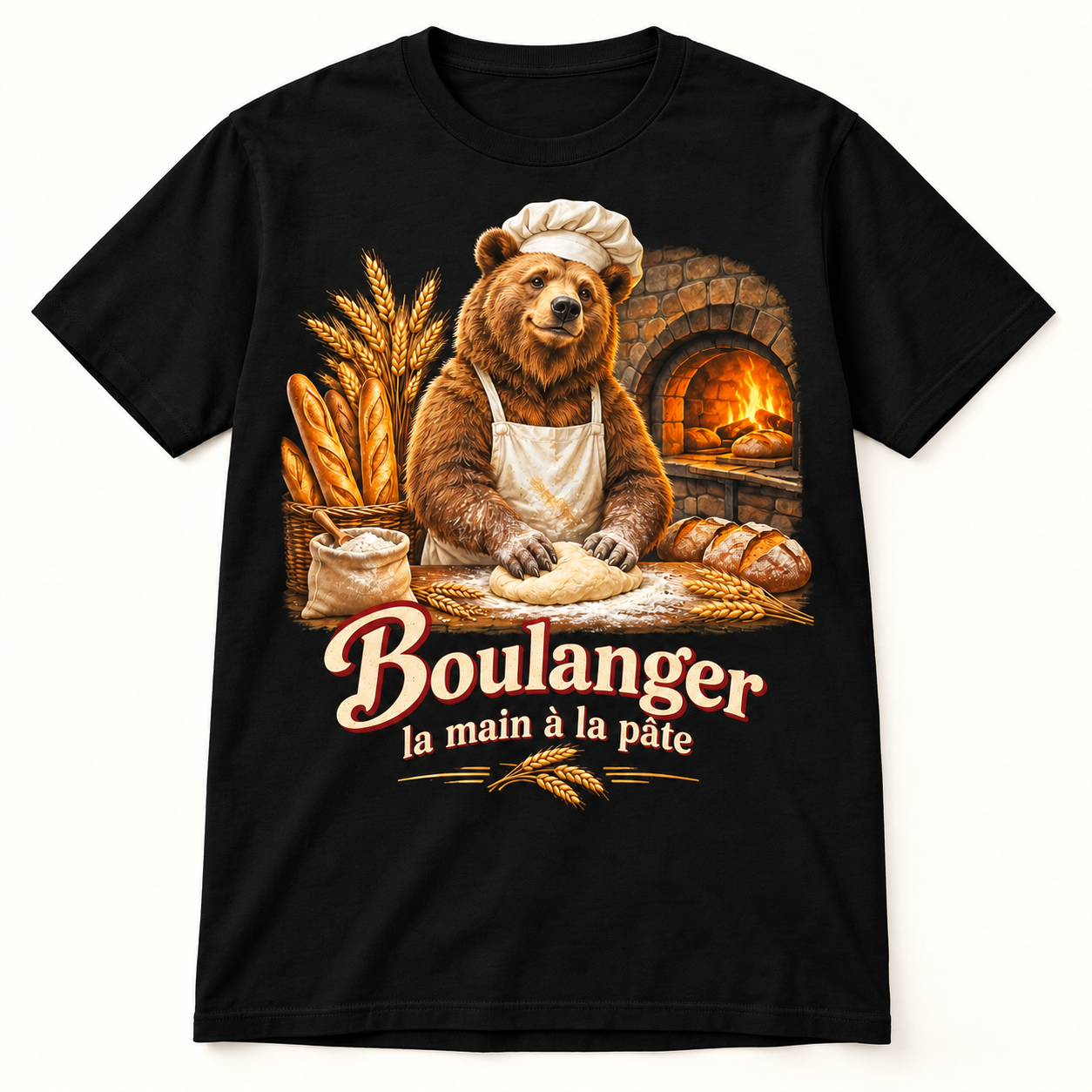 T-shirt Boulanger la main à la pâte – Image 3