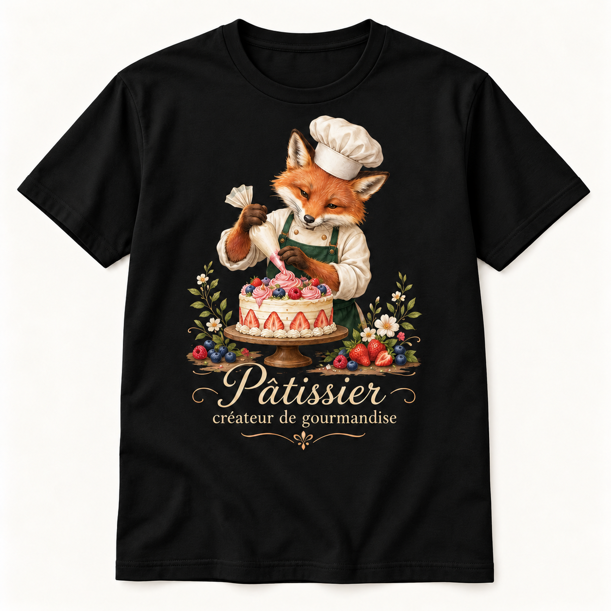 T-shirt Pâtissier créateur de gourmandise – Image 3