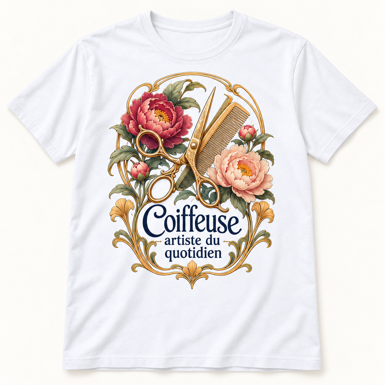 T-shirt Coiffeuse artiste du quotidien – Image 2