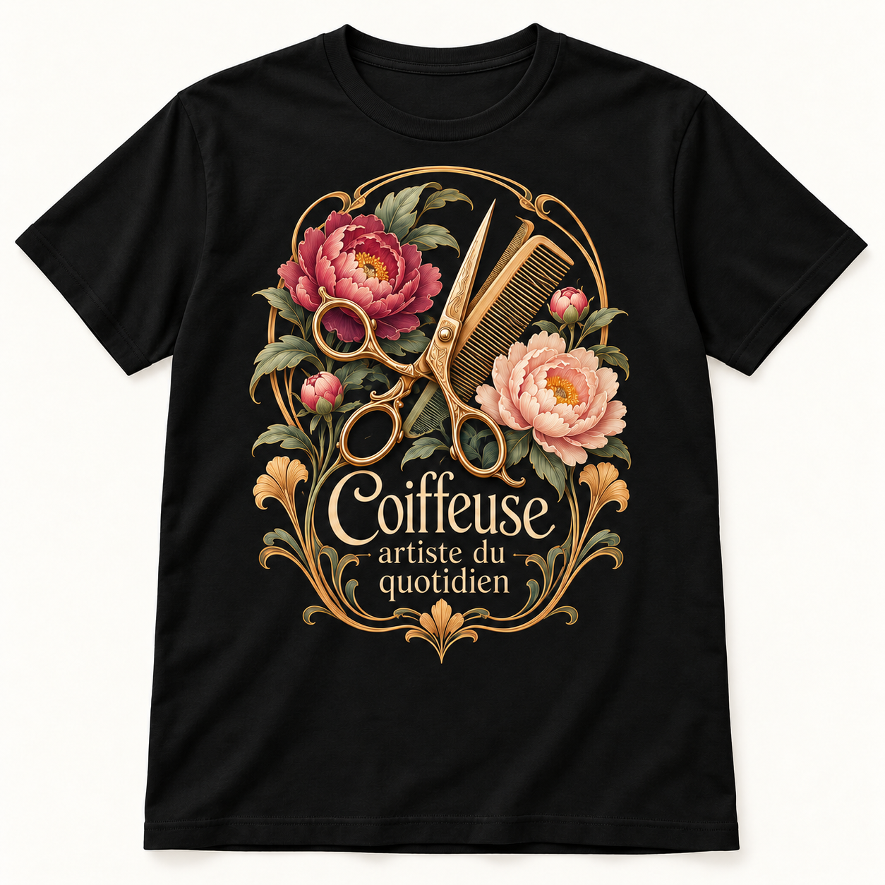 T-shirt Coiffeuse artiste du quotidien – Image 3