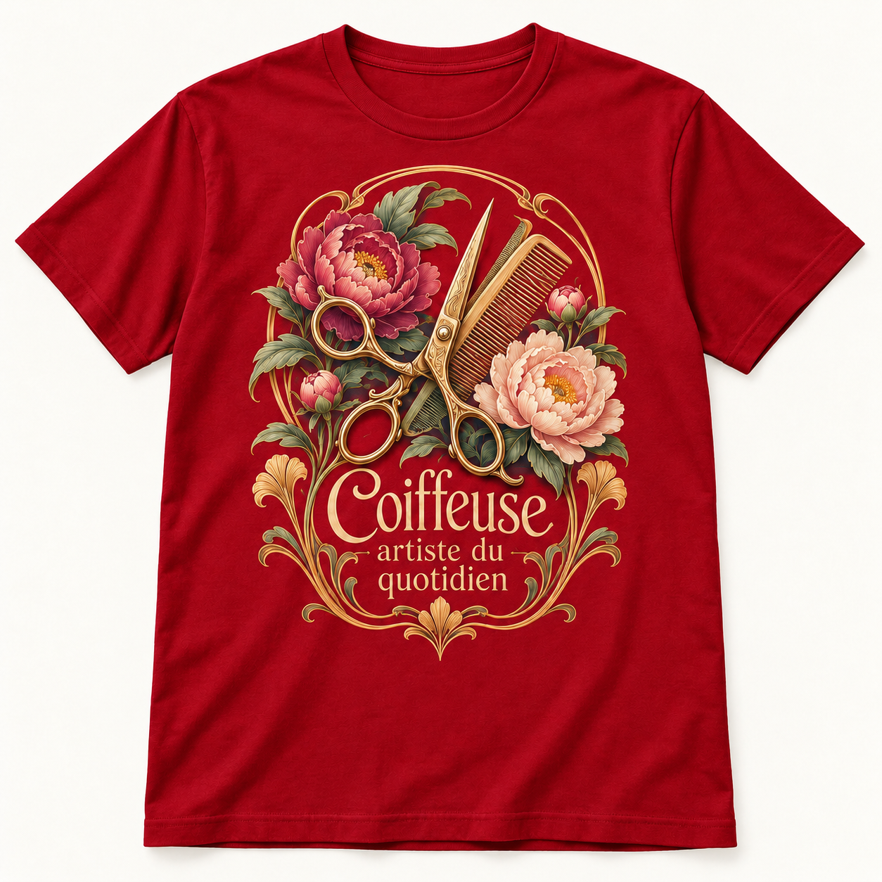 T-shirt Coiffeuse artiste du quotidien – Image 4