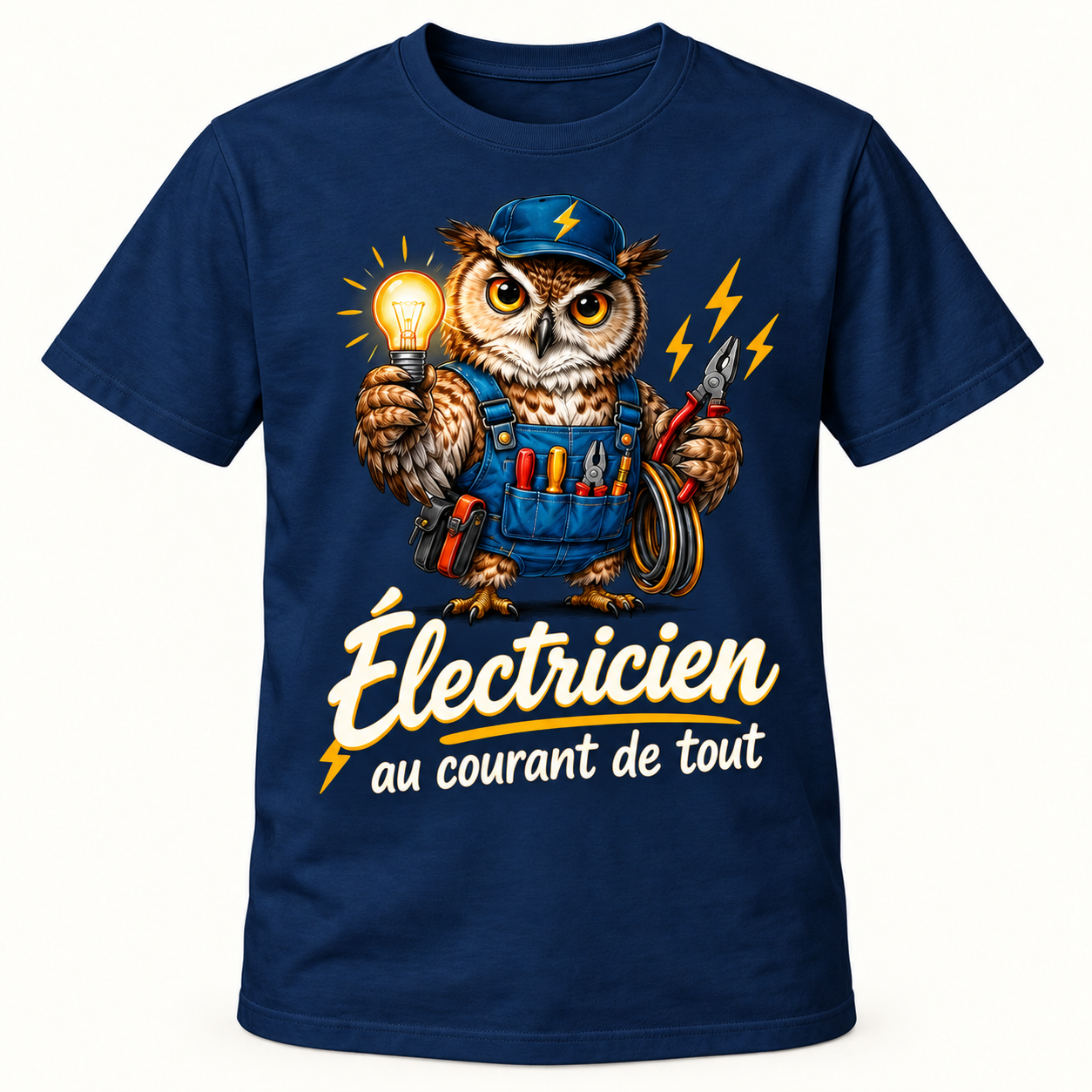 T-shirt Électricien au courant de tout – Image 5