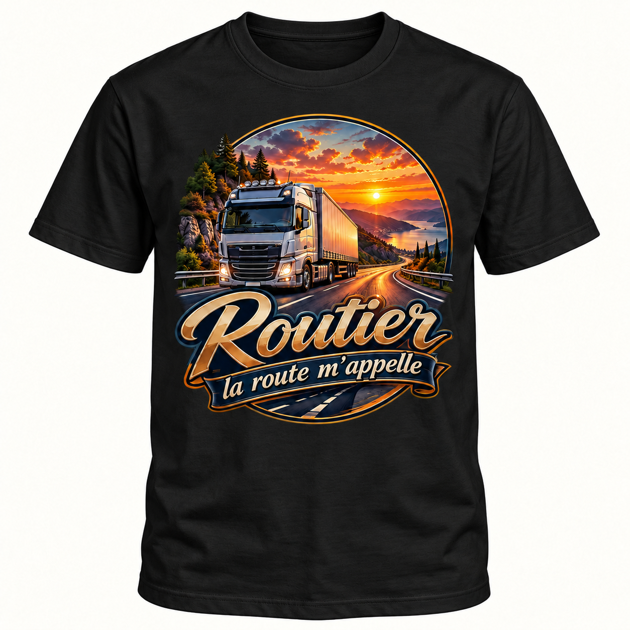 T-shirt Routier la route m’appelle – Image 2