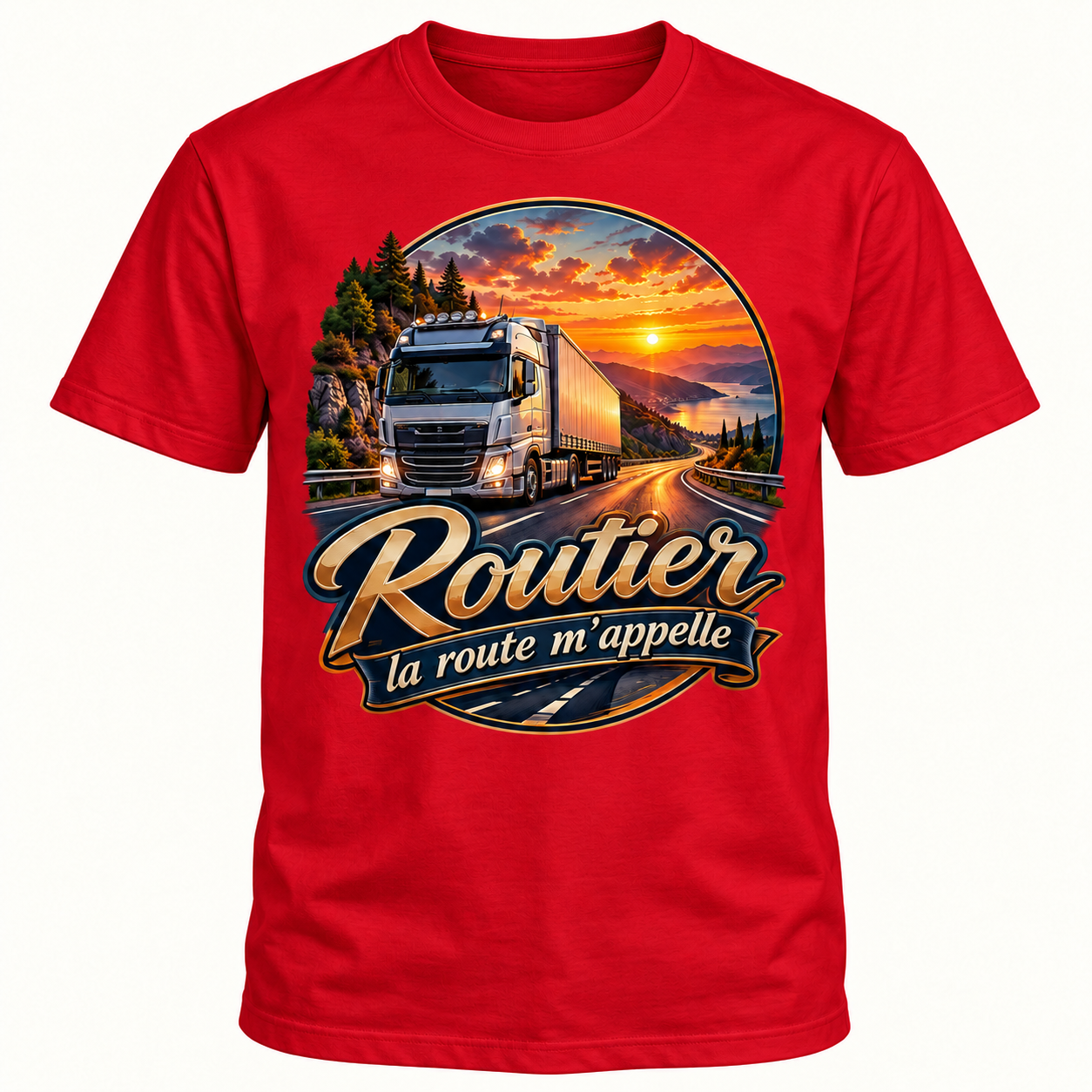 T-shirt Routier la route m’appelle – Image 3