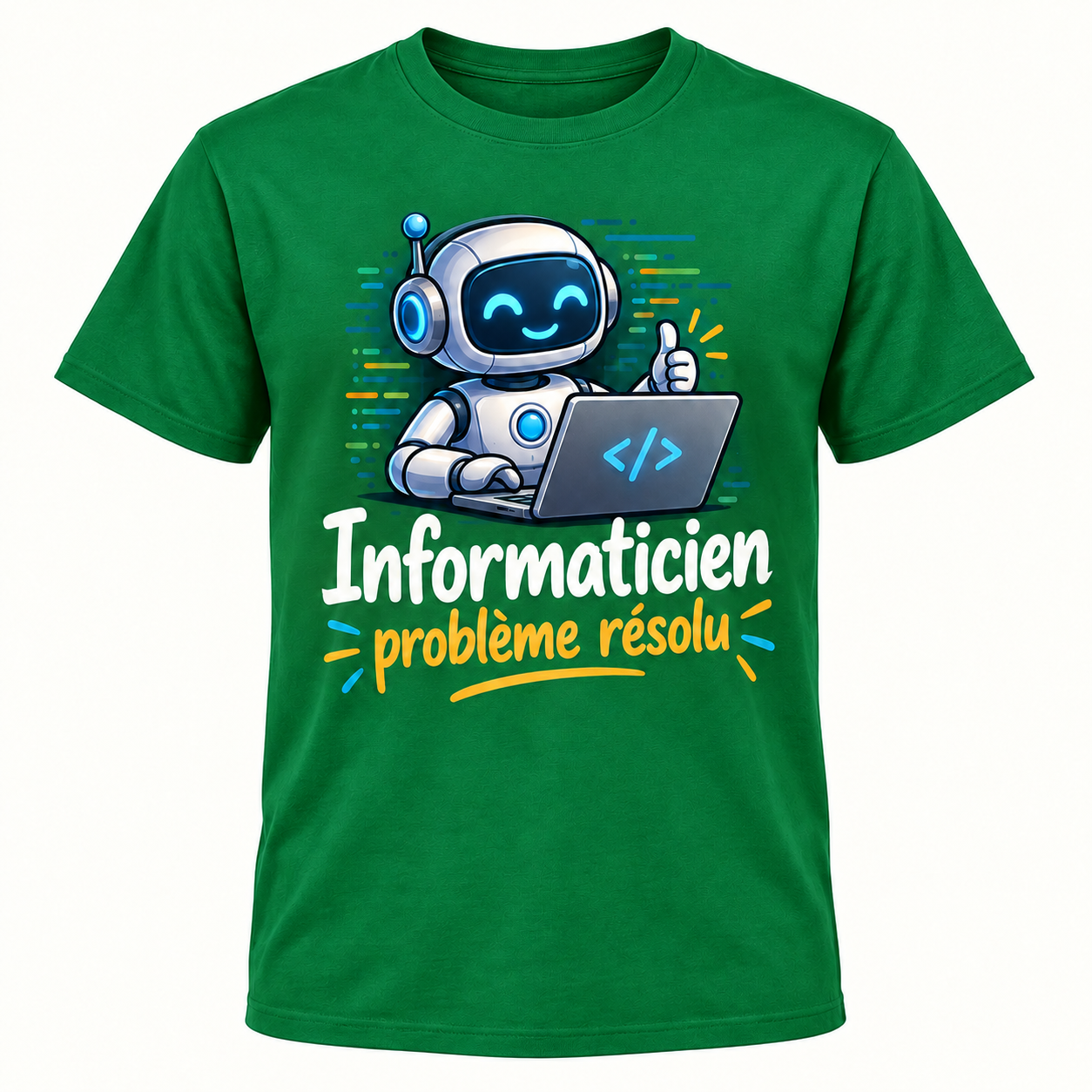 T-shirt Informaticien problème résolu – Image 4