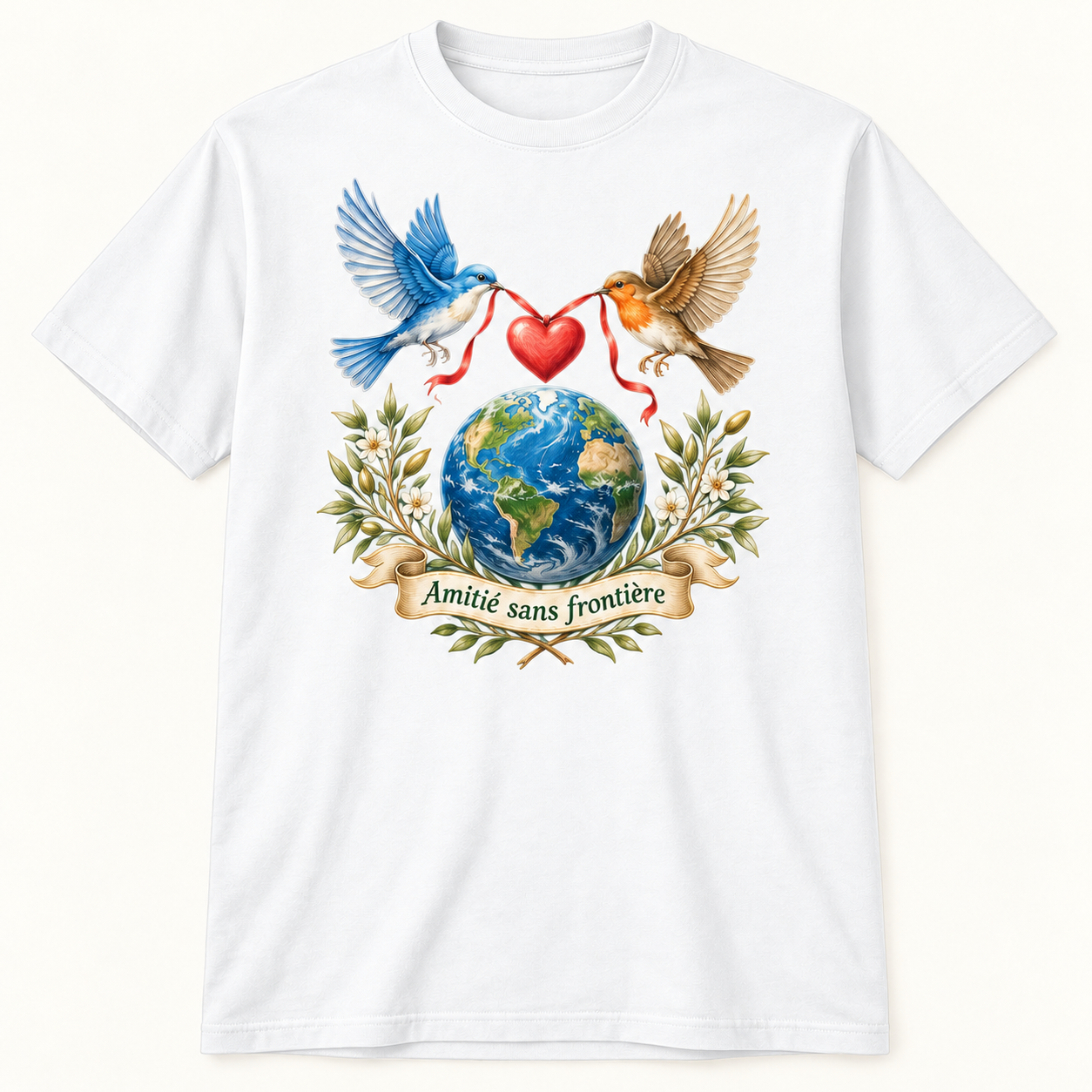 T-shirt Amitié sans frontière – Image 2