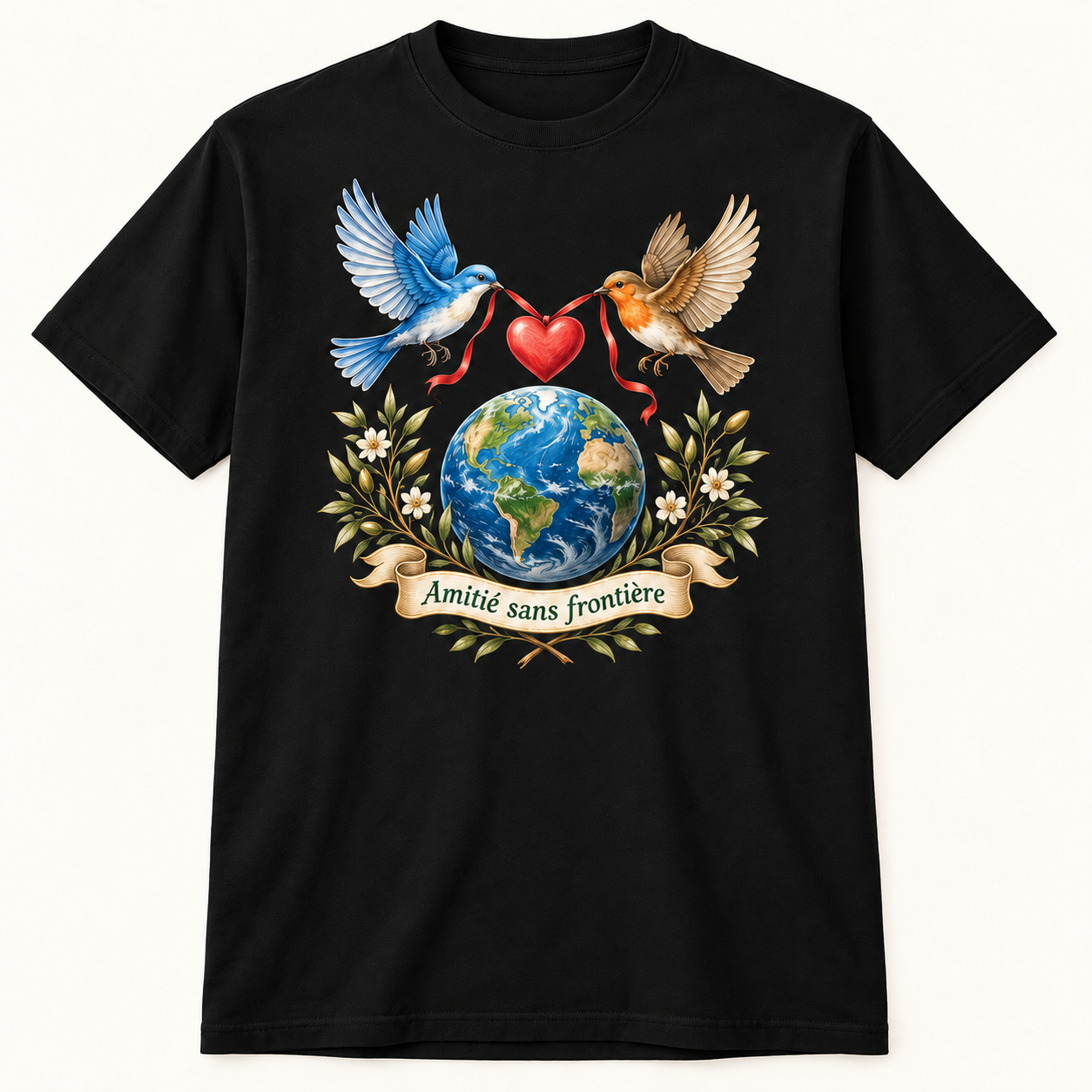 T-shirt Amitié sans frontière – Image 3