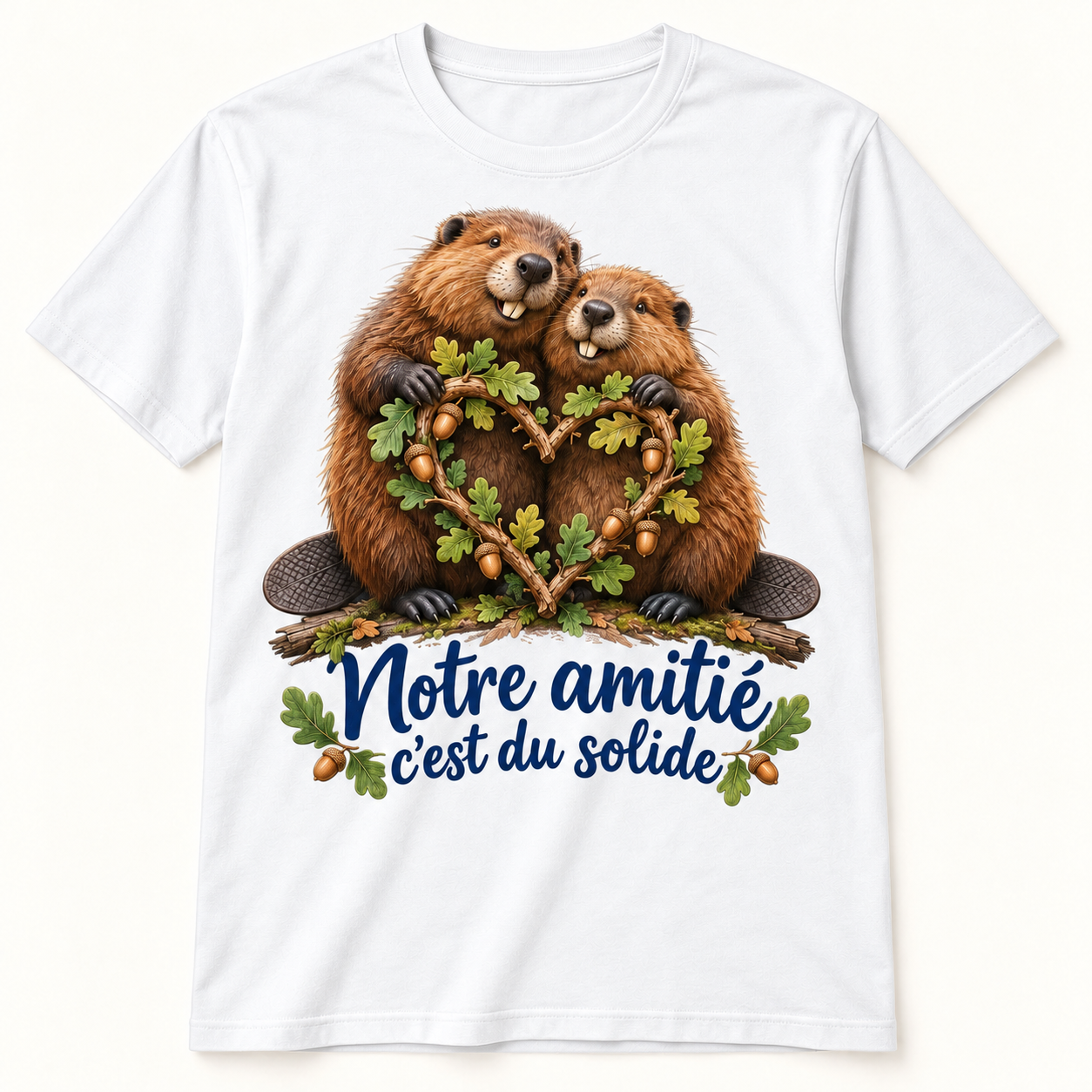 T-shirt Notre amitié c’est du solide – Image 2