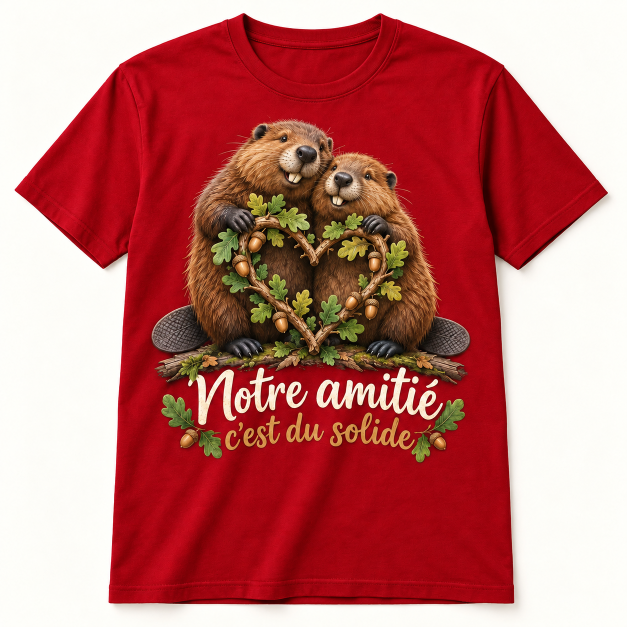 T-shirt Notre amitié c’est du solide – Image 3