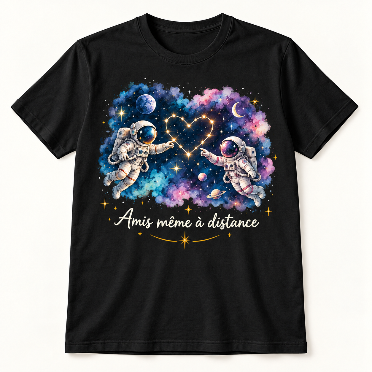 T-shirt Amis même à distance – Image 2