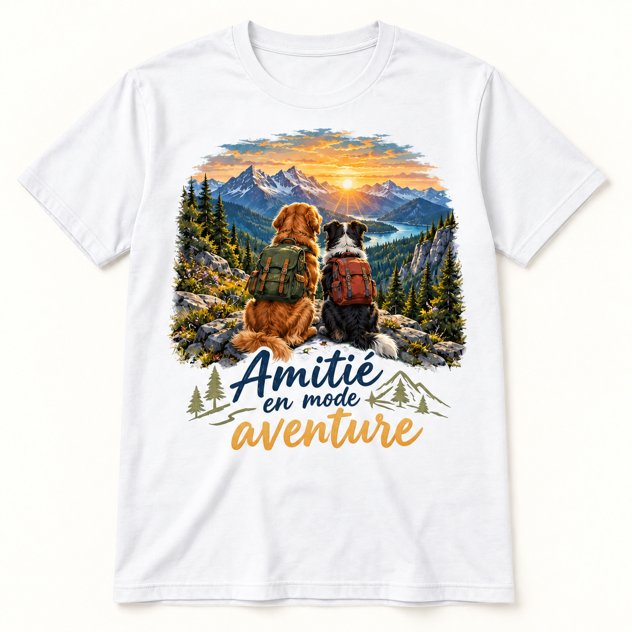 T-shirt Amitié en mode aventure – Image 2