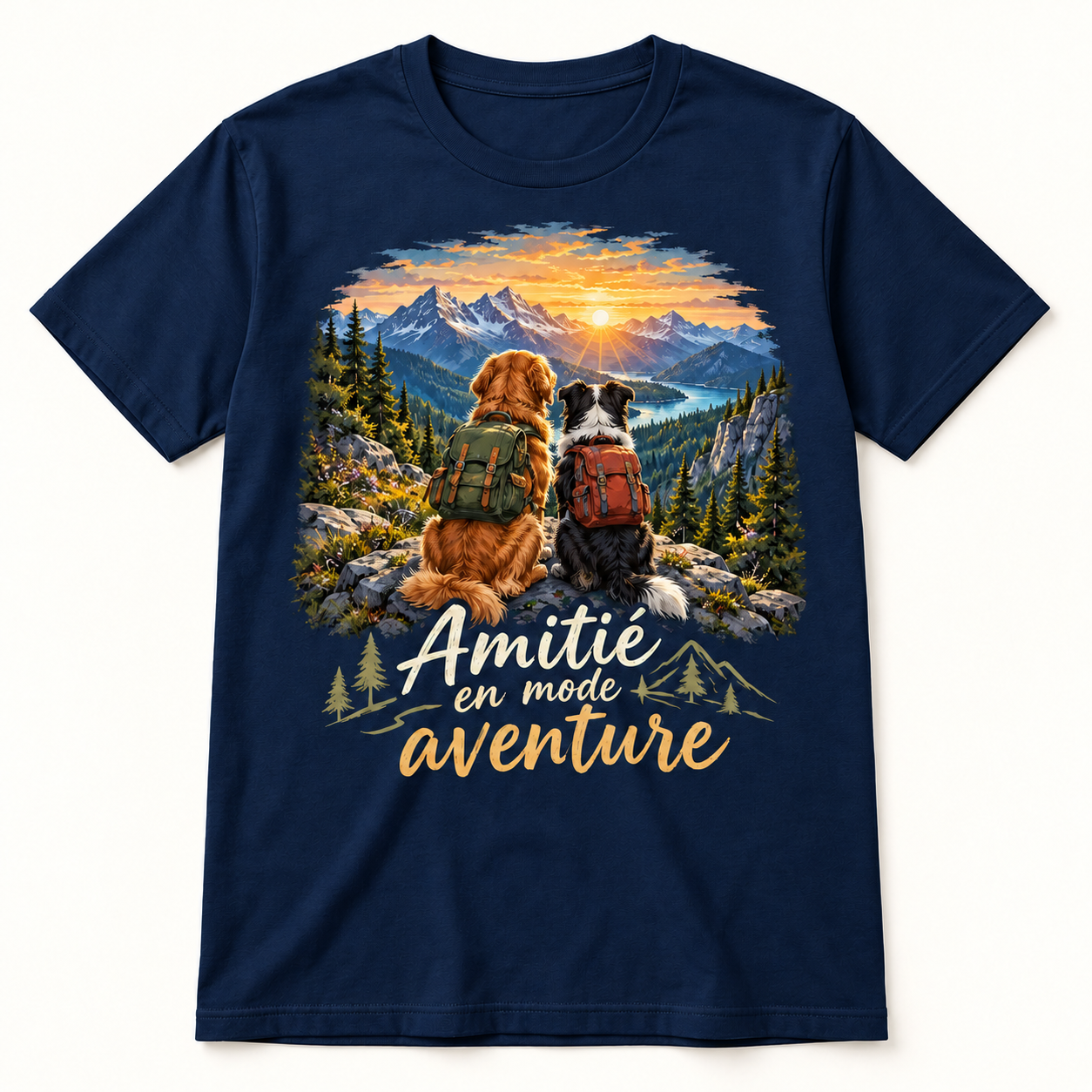 T-shirt Amitié en mode aventure – Image 5