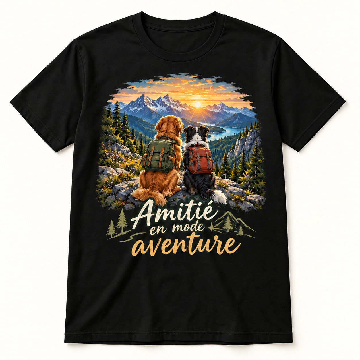 T-shirt Amitié en mode aventure – Image 3