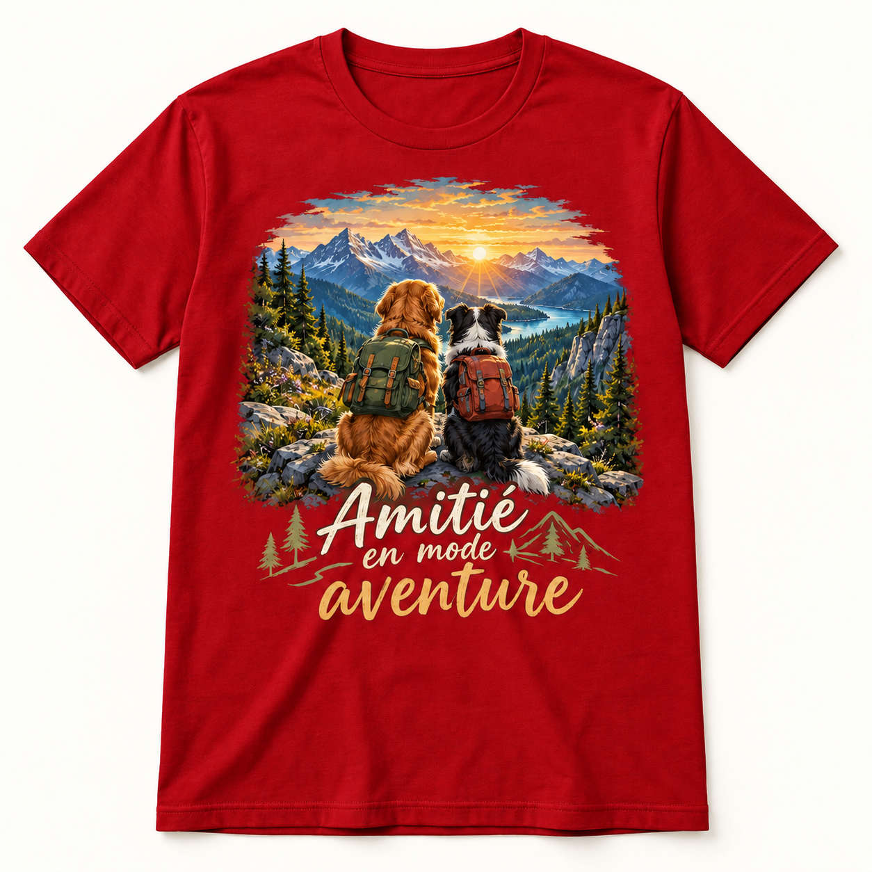 T-shirt Amitié en mode aventure – Image 4