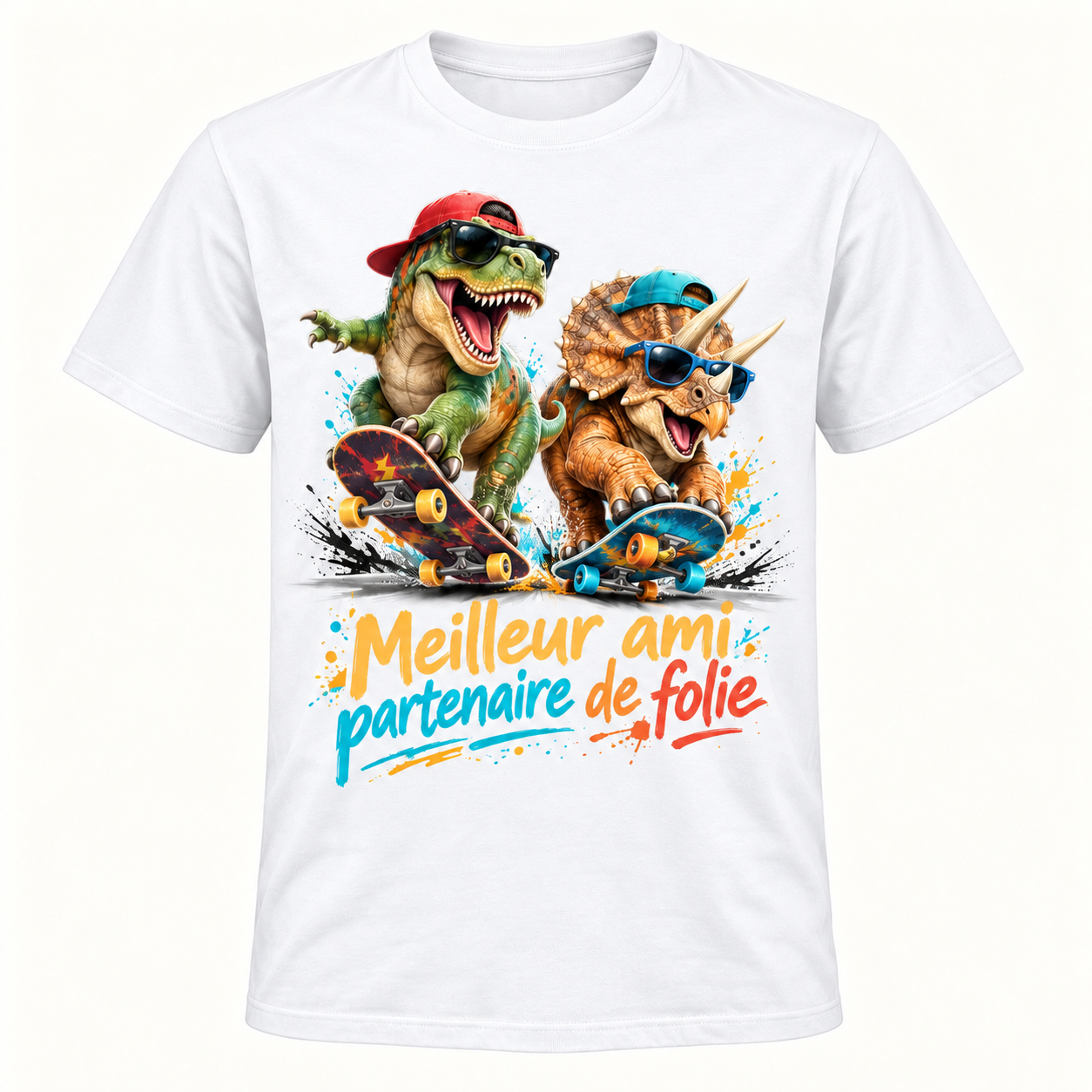 T-shirt Meilleur ami partenaire de folie – Image 2