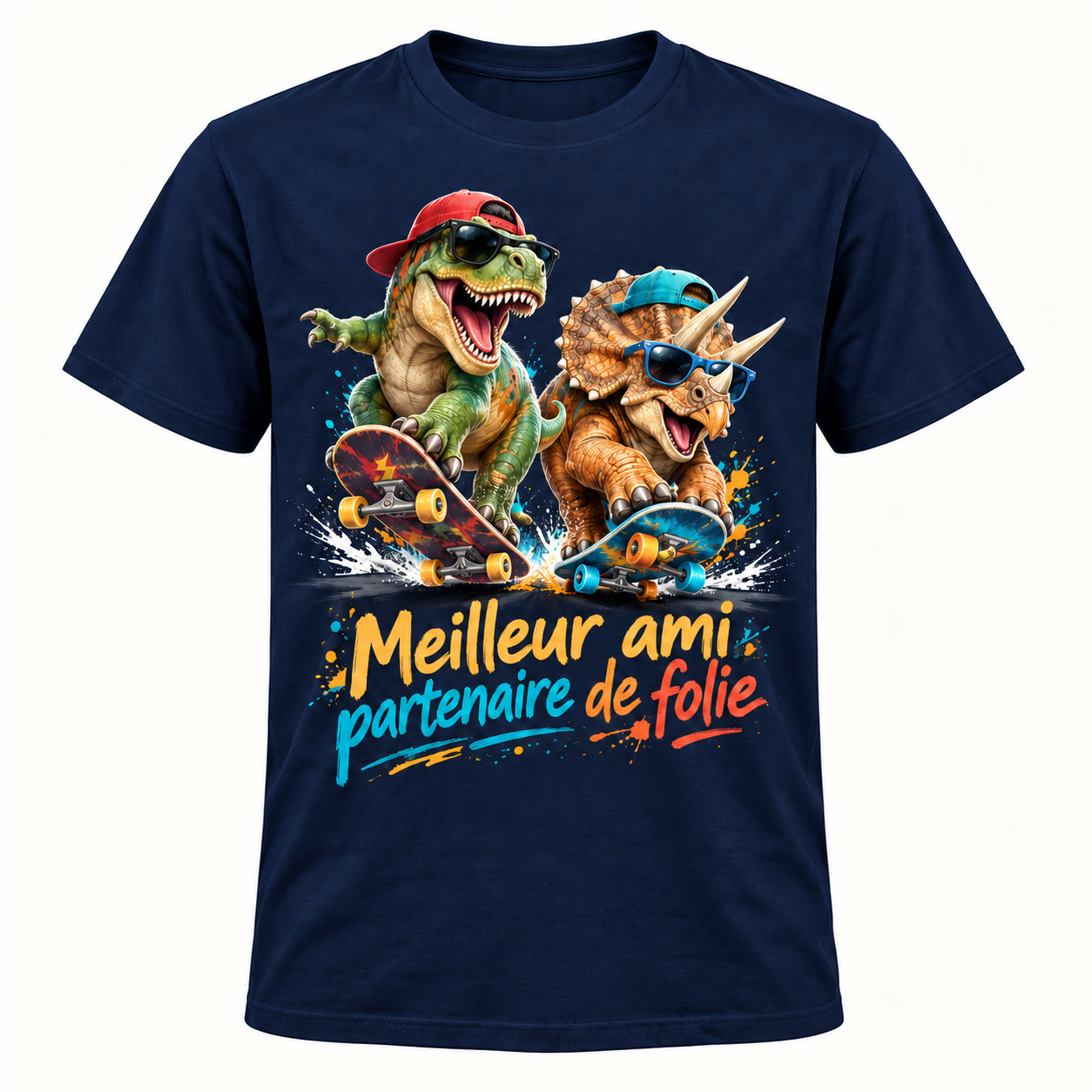 T-shirt Meilleur ami partenaire de folie – Image 5
