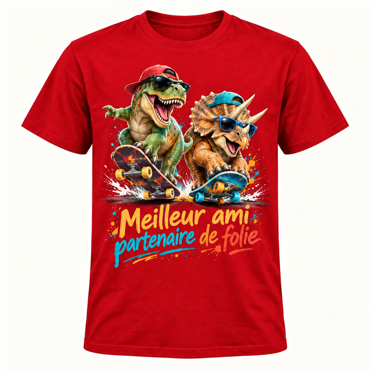 T-shirt Meilleur ami partenaire de folie – Image 3