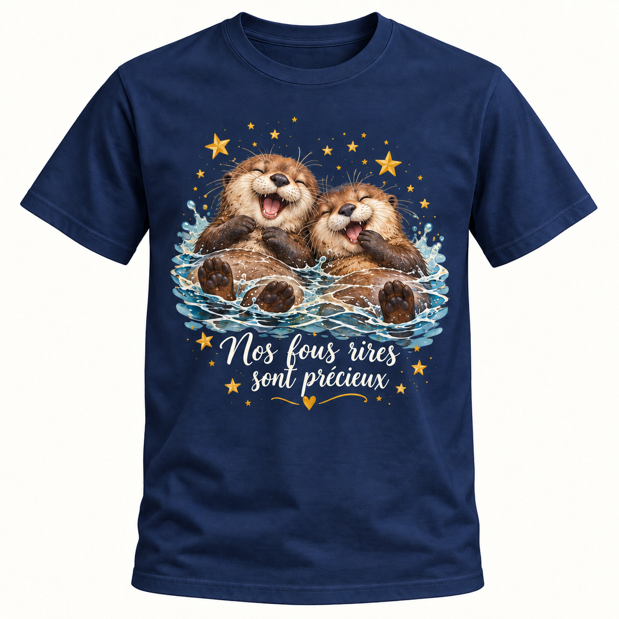 T-shirt Nos fous rires sont précieux – Image 5