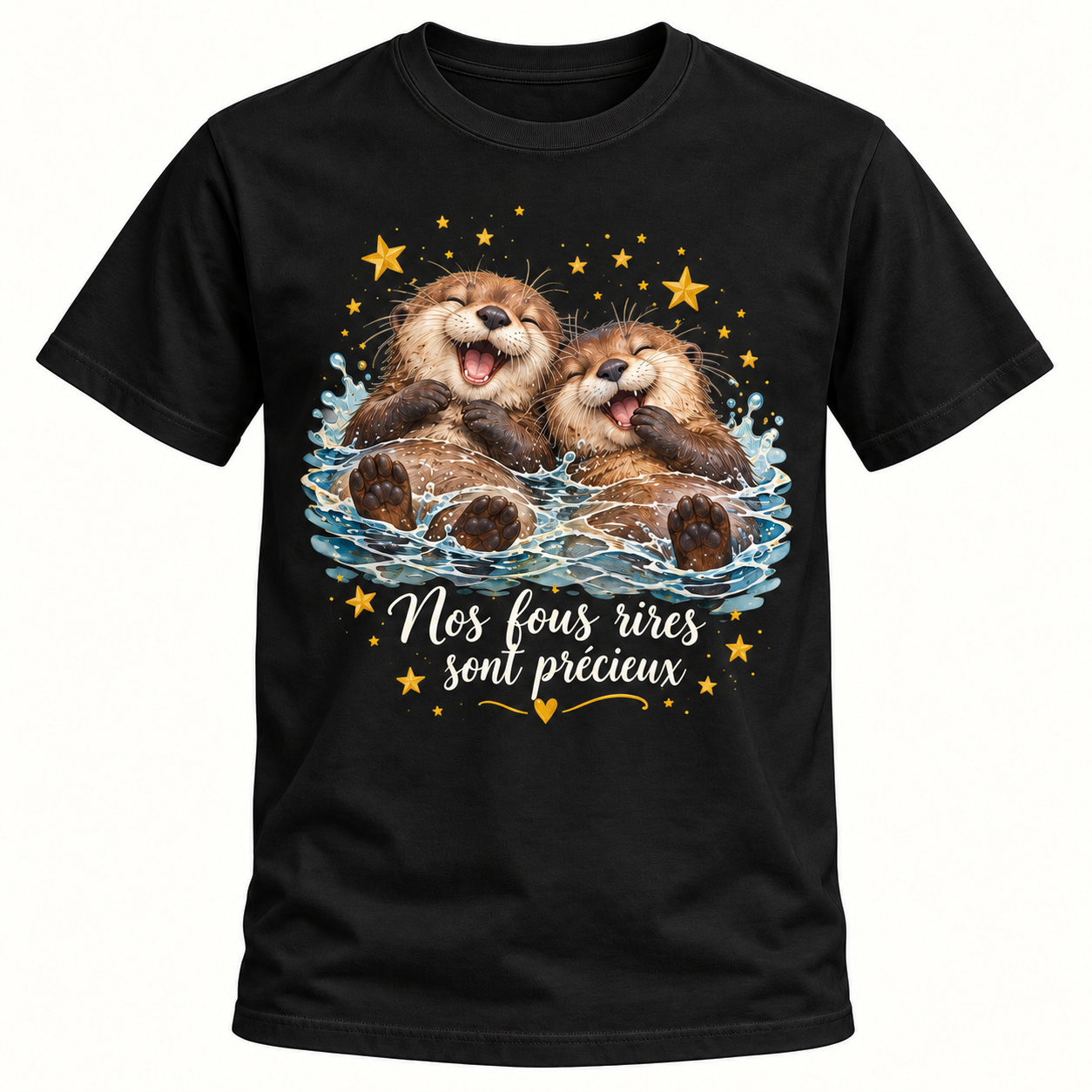 T-shirt Nos fous rires sont précieux – Image 2