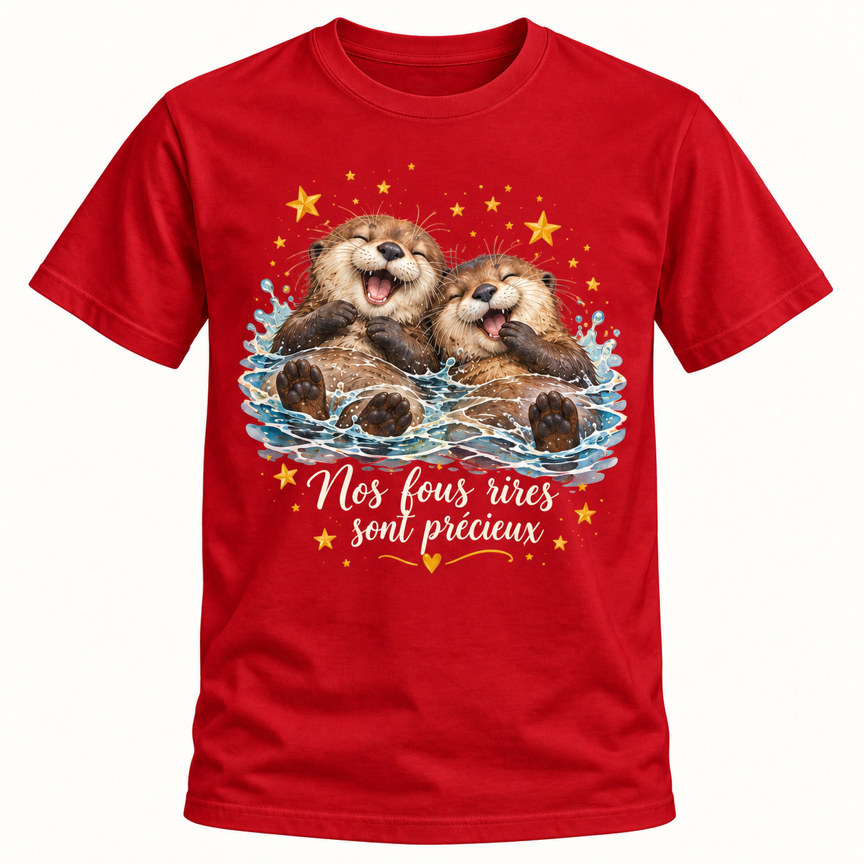 T-shirt Nos fous rires sont précieux – Image 3