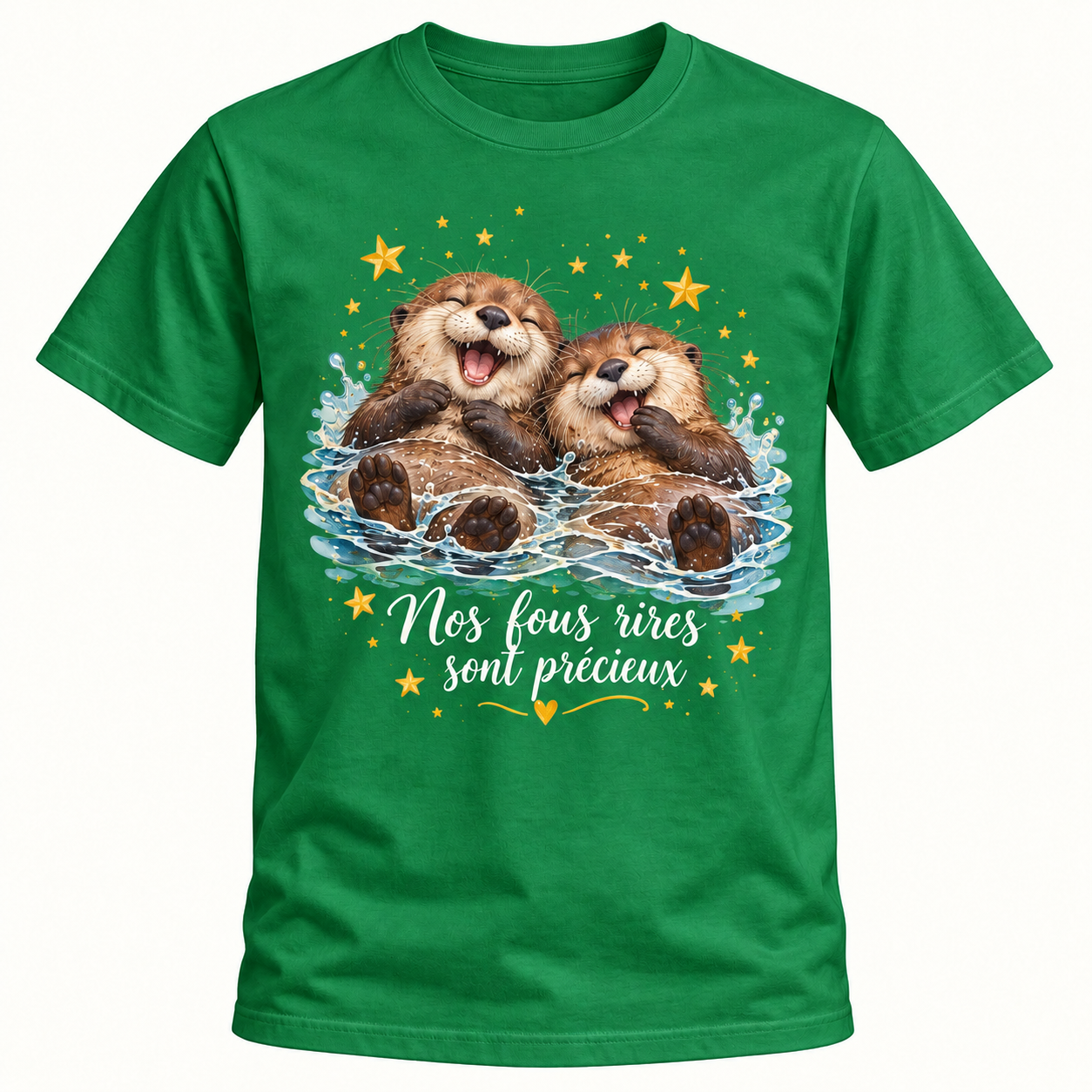 T-shirt Nos fous rires sont précieux – Image 4