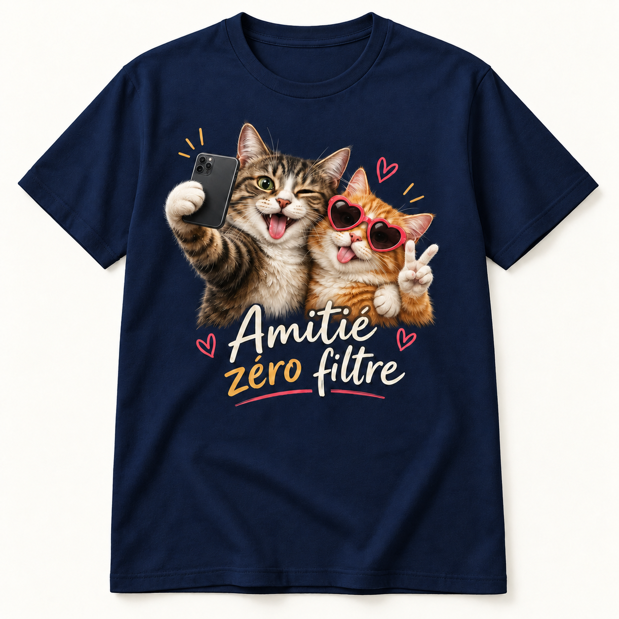 T-shirt Amitié zéro filtre – Image 5