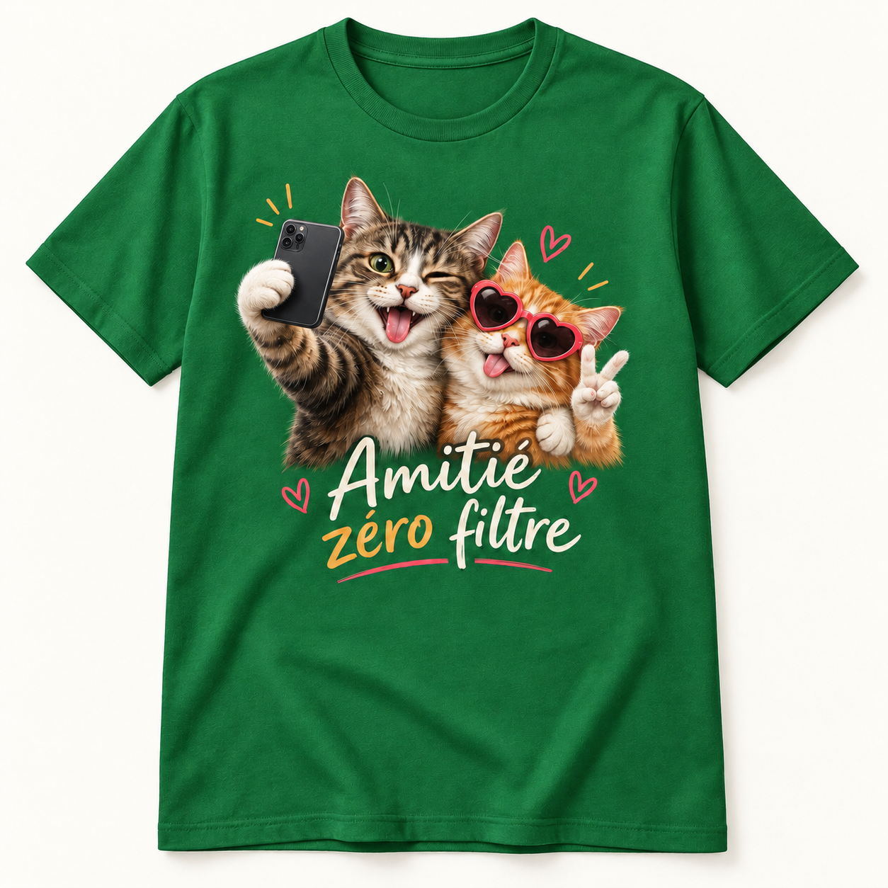 T-shirt Amitié zéro filtre – Image 4