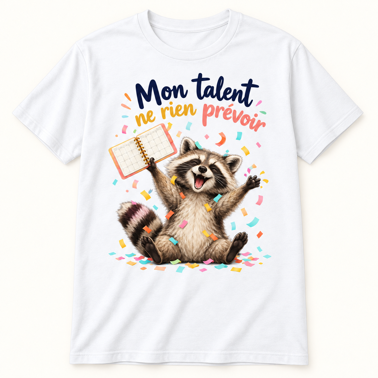 T-shirt Mon talent ne rien prévoir – Image 2