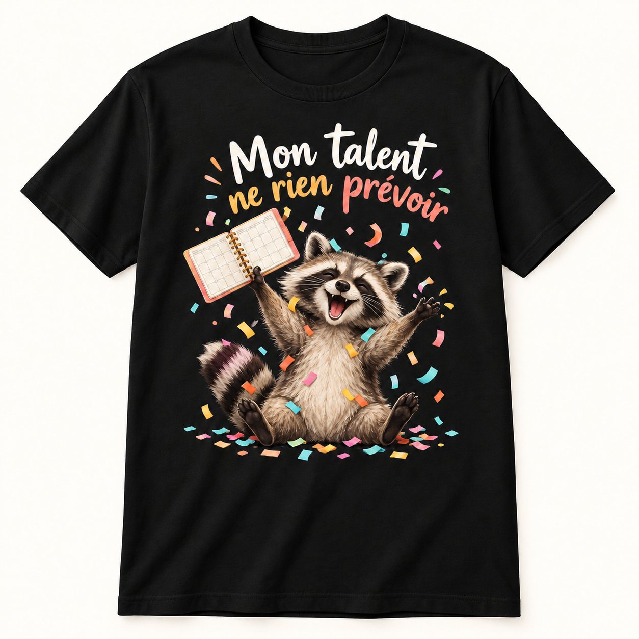 T-shirt Mon talent ne rien prévoir – Image 3