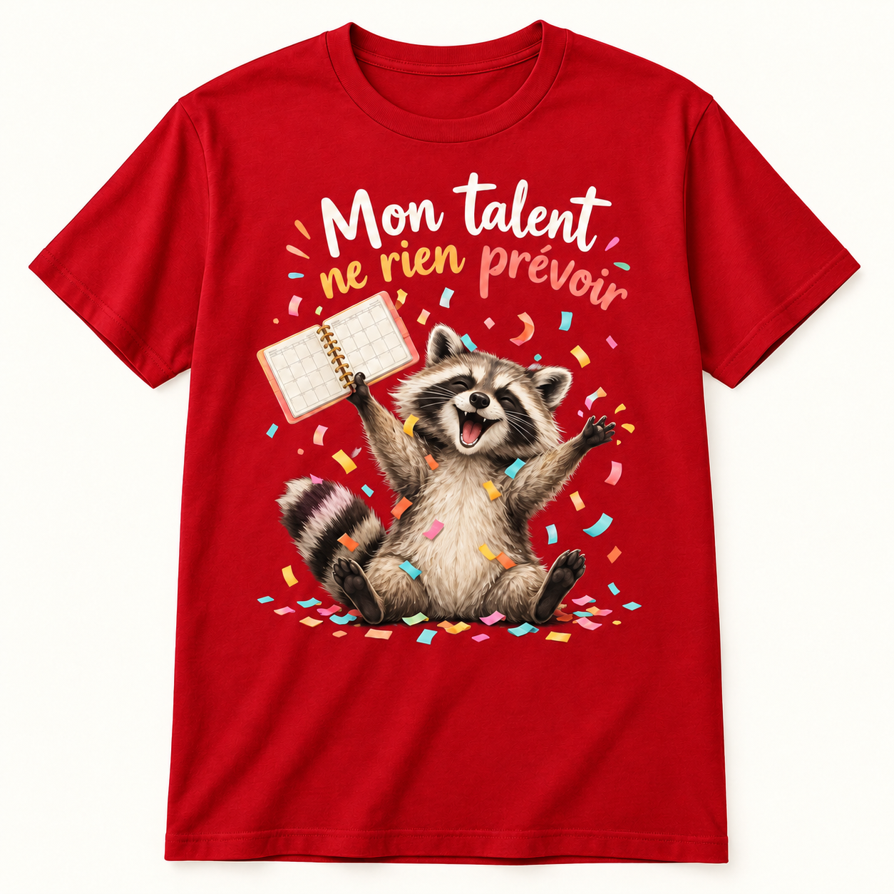 T-shirt Mon talent ne rien prévoir – Image 4