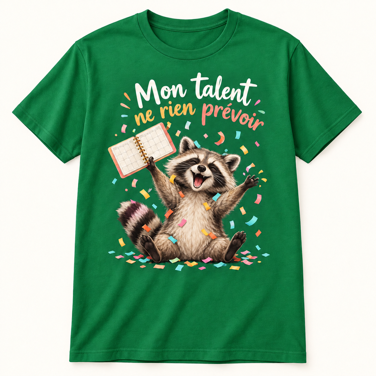 T-shirt Mon talent ne rien prévoir – Image 5